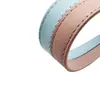 Bolso de mano con línea de presión cruzada correa cierre a presión tejido diagonal debajo del brazo bolso de mujer correa de hombro de cuero de repuesto accesorio desmontable