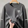 Moletom Atacado Comércio Exterior Masculino Manga Longa Solto Primavera e Outono Novo Casual Top Solto Gola Redonda Pulôver Top Masculino