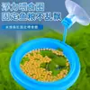 Dispensador alimentador de aquário anel de alimentação dispensador de comida para peixes alimentador de ração para peixes anel de alimentação flutuante anti-espalhamento suspenso