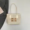 Bolso de mano para mujer, nuevo y moderno bolso tipo cubo con textura tejida y colores contrastantes, bolso de playa, bolso de hombro