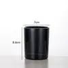 Copo de Vela Colorido para Aromaterapia DIY Suporte de Vela de Vidro Simples para Casa Hotel Vela Perfumada Copo Vazio com Tampa Impressão de Logo