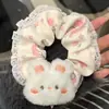 Lazo Creativo Lindo de Pingüino Pez de Dibujos Animados para el Cabello para Mujeres con Cabeza de Bola y Coleta Lateral Diadema Peluche Otoño e Invierno