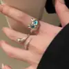 Anillo para Mujer con Forma de Serpiente Gato, Diseño de Nicho, Anillo Ajustable para Dedo Índice, Estilo Minimalista, Moderno y Único, Popular entre Celebridades de Internet y Amigos