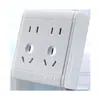 Manko Tomacorriente de Pared Tipo 90 Montaje Superficial Cinco Agujeros Un Interruptor Dos/Tres Enchufes Múltiples Agujeros con USB para Uso Doméstico