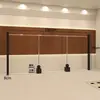 Estante de exhibición para tienda de ropa acero inoxidable negro montado en la pared perchero para colgar ropa oferta especial del comprador estante de exhibición de ropa estante para tienda de ropa de mujer