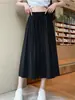 Nuevos Pantalones de Pierna Ancha de Seda Helada para Mujer Verano Delgados de Cintura Alta Caída Casual Estilo Japonés Pantalones Perezosos Textura Capri Culottes