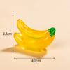 Simulação de micropaisagem comida brincar cabelo fruta luminosa casa adorável diy decorações bolsa cega acessórios desktop pequenos ornamentos