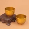 Copa de Ofrenda de Agua de Latón para Uso Doméstico, Copa de Vino para Adorar al Dios de la Riqueza, Copa de Buda de Cobre Puro, Copa de Ofrenda de Agua para el Salón de Buda, Tamaño Pequeño