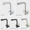 Grifo Purificador de Agua para Fregadero de Cocina, Latón, Siete Funciones, Tres en Uno, Para Beber Directamente, Multiusos, Lavabo para Lavar Verduras