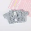 Ropa para muñeca de 10 cm, camiseta de manga corta, chaleco para muñeca, colección de atuendos para muñeca Labubu de 17 cm