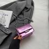A popular textura deste ano bolsa pequena 2023 Verão estilo ocidental all-match cadeia saco mensageiro saco moda mini saco quadrado
