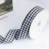 Cintas Cuadros de 4 cm con Lazos de Cinta Cuadros Británicos Materiales para Empaque de Regalos Decoración Hecha a Mano DIY Accesorios de Ropa