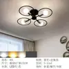 Lámpara de techo de anillo de hierro nórdica de tres cabezas transfronteriza personalidad creativa lámparas dormitorio comedor sala de estar araña de hierro negro