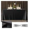 Salão de Conferências Hotel Banquete Retangular Sobremesa Intervalo para Chá Cor Sólida Branca High-End Luxo Leve Toalha de Mesa Toalha de Mesa