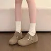 Populares zapatos de mujer tipo Birkenstock con plataforma gruesa y cobertura total para aumentar la altura, nuevo modelo otoño 2026 para mujeres menudas, mocasines y zapatos de una sola pieza estilo Birkenstock
