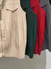 Diseño Miyake sentido chaleco plisado mujer otoño prenda exterior tacto de alta gama con capucha cordón sin mangas cremallera chaleco top para superponer