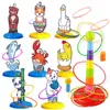 Conjunto de Argolas Educativas Populares do Douyin para Crianças Jardim de Infância Jogo de Arremesso em Família Adereços Anel Divertido Brinquedo para Bebê