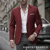 Pronta Entrega Comércio Exterior Roupa Formal de Negócios, Blazer Masculino Moderno Estilo Coreano Casual Slim Fit, Blazer Masculino Plus Size Transfronteiriço Tendência