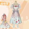 História triste porque roupas resistem ao selvagem e resistem saia fofa de cosplay saia de anime saia fofa de mãe pequena