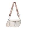 DENK bolsa feminina de couro transfronteiriça atacado 2023 nova moda nicho bolsa de ombro mensageiro bolsa de peito de couro de camada superior