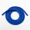Cordones de colores sólidos para zapatos, pantalones de sudadera deportivos, cordones de algodón puro de 5 mm con punta de goma, cordones de cintura de poliéster del fabricante en stock