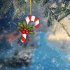 Nuevo Adorno Navideño Transfronterizo de Dibujos Animados de Papá Noel Adorno Colgante Navideño Decoración Colgante para Coche