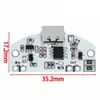 Novo Módulo de Controle de Luz Noturna LED Touch com Dimmer Contínuo de Três Velocidades Tipo-C Placa de Circuito para Luminária de Mesa Carregamento USB