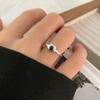 Anillo sencillo de plata 925, anillo que no se decolora, diseño de nicho, sensación de estilo ins, joyería simple, anillo de plata esterlina de alta gama, venta al por mayor para mujeres