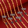 Collar de Molde Invertido Chapado en Oro de Latón de Alta Calidad, Pez Pequeño de Oro Arena Vietnamita, Conejo, Trébol de Cuatro Hojas Collar Ancho para Mujer Suministro