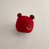 Touca para Recém-Nascido para Primavera e Outono, Gorro Fofo com Rosto Sorridente, Touca Quente para Bebês e Crianças Pequenas, Touca Protetora para a Fontanela, Estilo Inverno