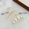 Pin de Perla Grande Pinza para la Parte Posterior de la Cabeza Pasador de Pelo Pinza de Tiburón de Gama Alta Pasador de Pelo Elegante Nuevo 2022