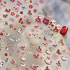 Pegatinas Alegres de Little Pony, Decoraciones para Uñas, Artículos Populares del Año del Caballo en Xiaohongshu, Pegatinas Nuevas para Funda de Teléfono con Caballo de Madera en Relieve