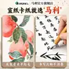Papel Xuan Espesso Mali para Pintura Chinesa Tradicional, Papel Xuan Cru, Papel Xuan Cozido, Papel Semi-Cozido para Pinceladas Finas, Papel Quadrado e Redondo em Formato de Lente
