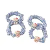 Linda Diadema de Gatito de Dibujos Animados para Niñas, Dulce Diadema a Cuadros para Estudiantes, Corazón Femenino, Versátil Banda Intestinal Pequeña, Diadema de Goma