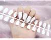 Uñas postizas mate mate Largo T corto T tira parche de uña postiza ballet usar arte de uñas