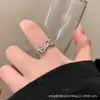 Anillo Exquisito Brillante de Hoja de Diamante y Perla Estilo Socialité para Mujer, Lujo Ligero Nicho Moda de Gama Alta Versátil Anillo para Dedo Índice