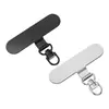 Alça de Pescoço para Celular Pad Clipe de Aço Inoxidável Rotação de 360 Graus Metal Ultra Fino Adesivo Traseiro Universal Conexão de Corda Fixa Peça de Suspensão