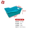 Enfriador de cerveza de plástico en forma de L para bar, caja de cerveza de gran capacidad, cubo de hielo de plástico con doble asa, cubo de hielo para bebidas, cesta de vino, portavinos