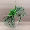 Chapéu francês vestido de noiva véu de viagem temperamento versátil retrô pena rede flor acessórios de cabelo tiara