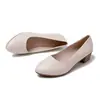 Zapatos para mujer de suela blanda y tacón grueso, nueva colección otoño 2026, tacones altos cómodos para el trabajo, adecuados para entrevistas y entornos profesionales, hechos de cuero suave