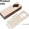 Etiqueta Colgante de Madera sin Acabar para Manija de Puerta Colgante DIY Decoración Artesanal para Hogar Hotel Oficina