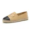 Zapatos de Pescador para Mujer 2026 Suela Gruesa Cuerda de Cáñamo Mocasines sin Cordones Estilo Chanel Planos Casuales Versátiles para Mujer