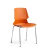 Cadeira de Treinamento para Escritório, Cadeira Empilhável em Forma de Arco de Plástico Espesso para Restaurante, Cadeira para Reunião de Equipe, Cadeira de Conferência, Cadeira para Área de Lazer