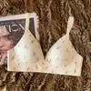 Ropa Interior Francesa Sin Costuras Amigable con la Piel para Mujeres con Pechos Pequeños, Anticaída, Reducción Lateral del Busto, Sin Aros, Sujetador Cómodo y Transpirable
