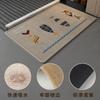 Alfombra Antideslizante para Piso de Baño Transfronteriza, Absorbente de Agua y Secado Rápido, Alfombra de Piso tipo Lino, Alfombrilla Antideslizante Absorbente de Agua para Piso de Baño