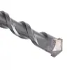 Broca cuadrada para martillo percutor eléctrico broca cuadrada cuatro huecos martillo eléctrico broca de aleación hormigón a través de la pared Broca de impacto para pared