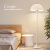 Lámpara de pie decorativa de estilo francés color crema con cintura esbelta, adecuada para la mesita de noche, al lado del sofá de los niños o como luz nocturna decorativa