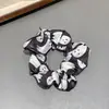 Faixa de Cabelo Halloween Teia de Aranha Intestino Fantasma Tecido de Cetim Faixa de Cabelo Bola de Cabelo Feminina Faixa de Cabeça