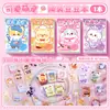 Pegatinas para Vestir, Libro de Bolsillo Portátil Doudou Pez Mini, Pegatinas Lindas de Dibujos Animados para Agenda