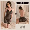 Lencería sexy lencería sexy brillante discoteca tentación ardiente sin espalda camisón transparente uniforme transparente pijamas gratis 713